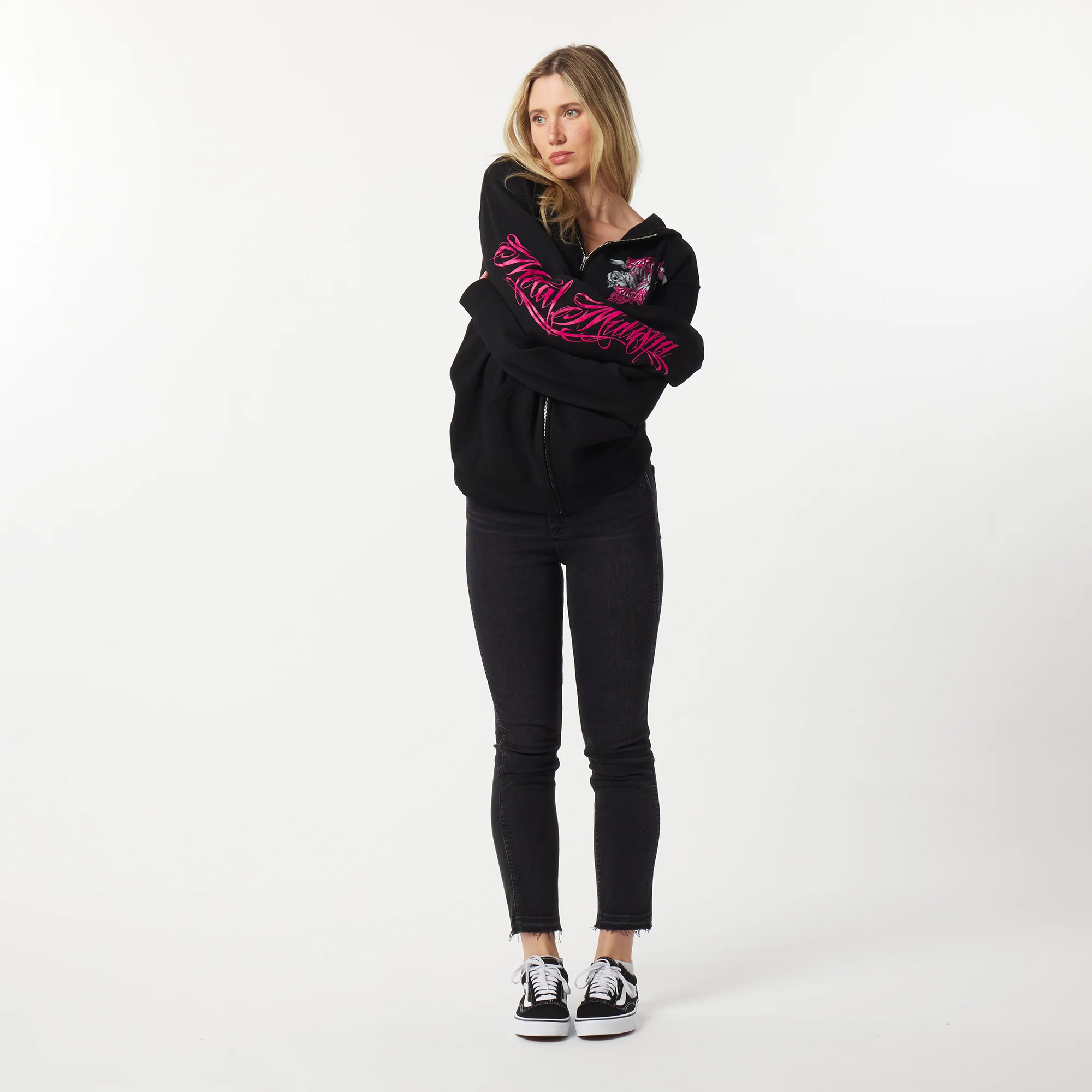 ROYAL FLUSH OVERSIZED ZIP HOODIE - Image 3