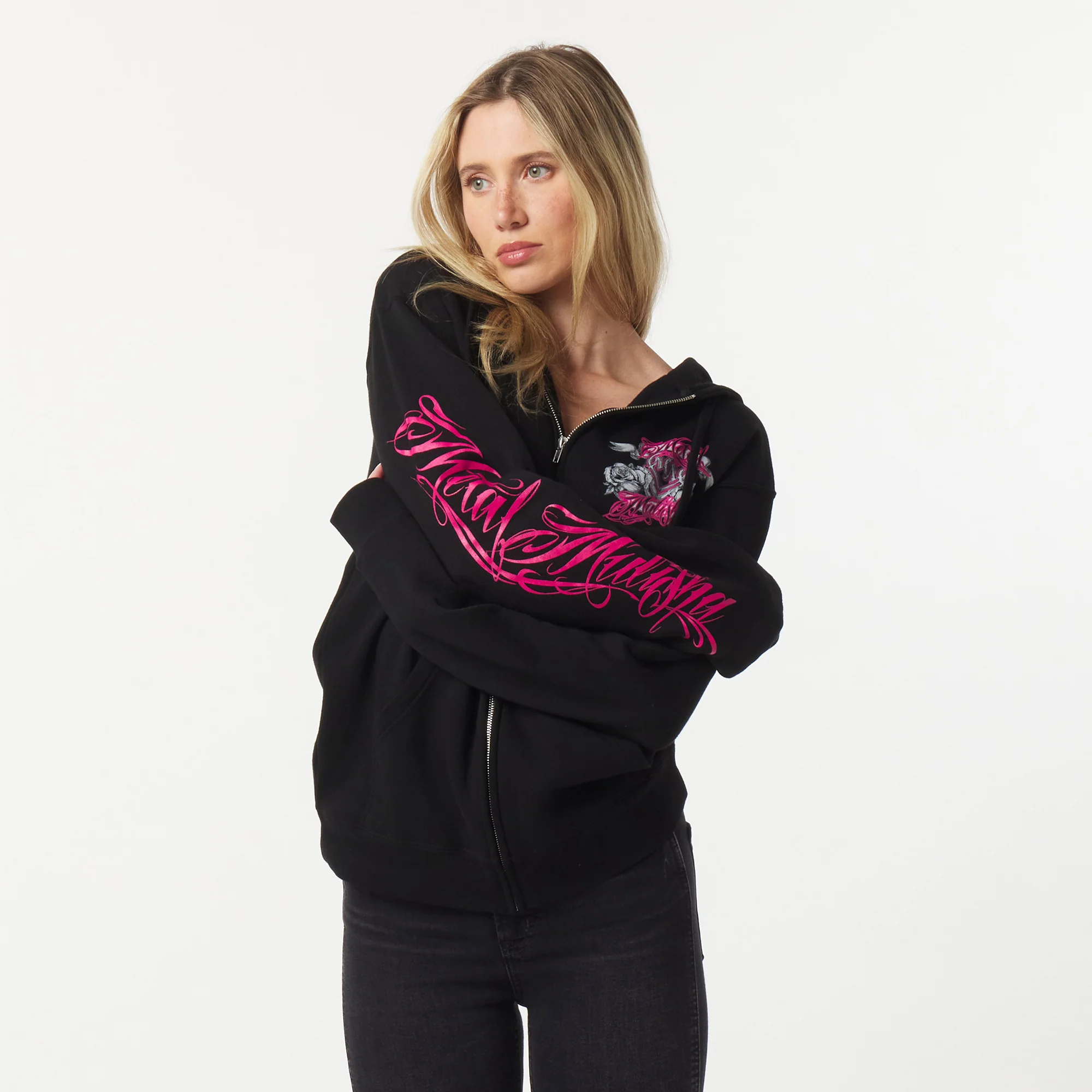 ROYAL FLUSH OVERSIZED ZIP HOODIE - Image 6